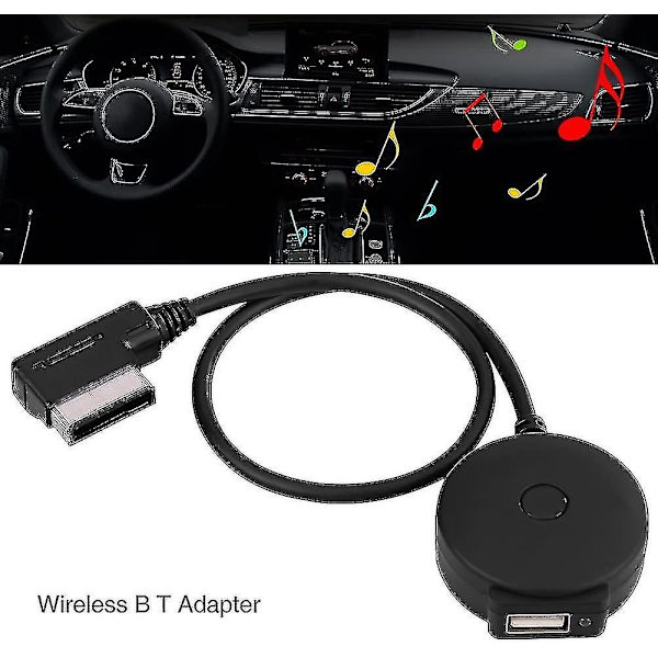Ami Mdi Bluetooth Music Aux Ja Usb Naaras Usb Adapterikaapeli A4 A6 Q5 Q7 Vuodelle 2009