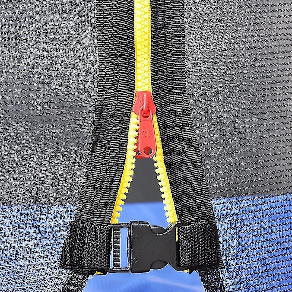 6 fot Trampoline Nett for Barn med Glidelås Dør Inngjerding (ekskludert sammenleggbare senger)