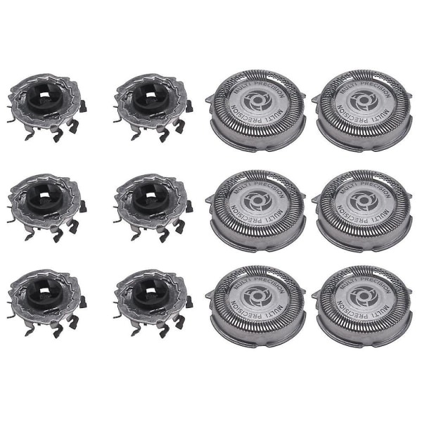 6 Pack SH50 Replacement Heads for Philips Norelco Series 5000 Shavers, S5000 S5420 S5380 S5351 MultiPrecision Blades