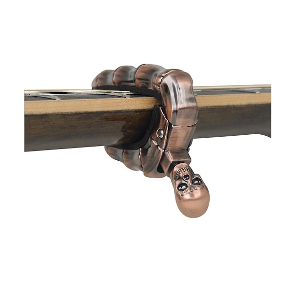 Høj kvalitet kranium zink legering capo folk bakelit klassisk guitar tuner ukulele capo