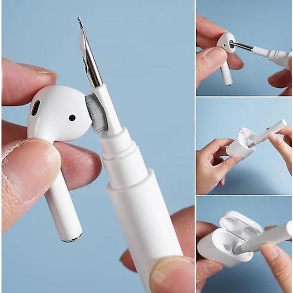 Bluetooth-ørepropp-rengjøringspenn for Air-pods, Air-pods Pro 1 2