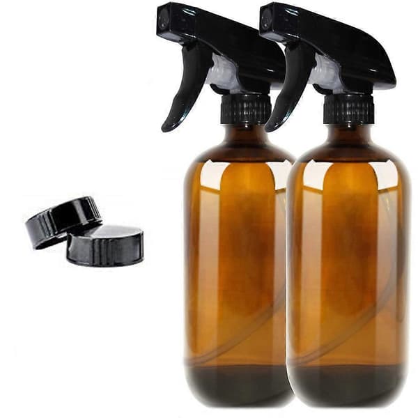 Sprayflaska påfyllningsbar flaska för förvaring 2 st glas och plast