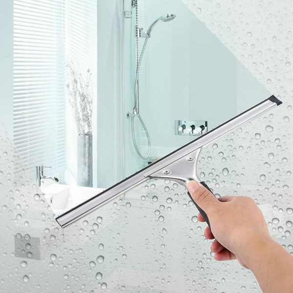 25-45cm Glass Window Cleaning Squeegee Blade Wiper Cleaner Home Shower Bathroom 40cm