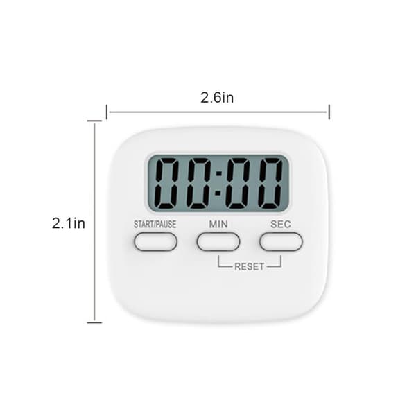 1 st LCD-skärm Kök Matlagning Bakning Timer Hemgym Student Timer Bakning Nedräkningstimer med magnet