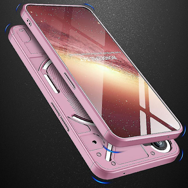 PC-telefondeksel for Nothing Phone 1 Rose Gold