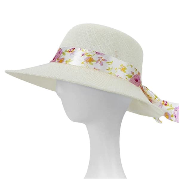 Afslappet spandhat til strandferie White One size