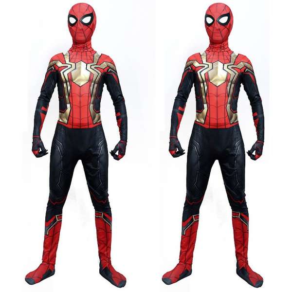 3-12 år drenge Spider-man: No Way Home Cosplay Kostume Jumpsuit 11-12 Years
