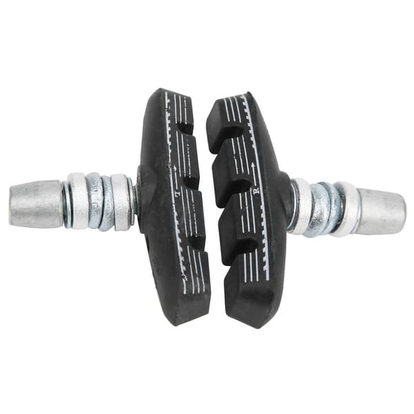 1 Pair 55mm Foldable Brake Pads for Bicycle V-Brake Rubber Blocks with Nuts for DAHON