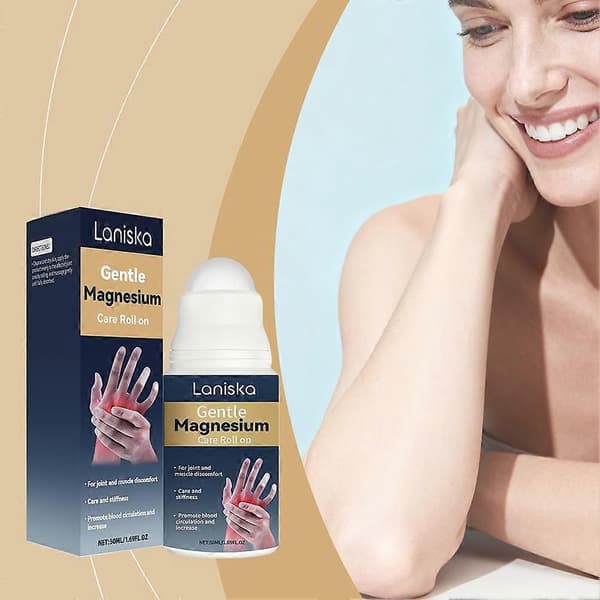 Nervsmärta Magnesium Massage Roll-On för led- och muskelbesvär Stelhet - 50 ml
