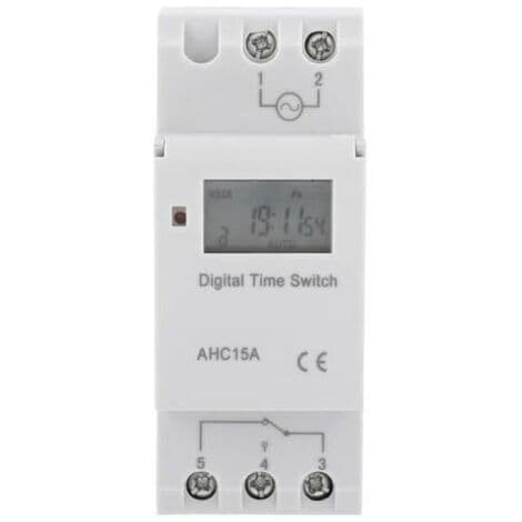 LCD Timer Ukentlig Elektrisk Timer Programmerer Digital Timer Bryter 15A (220V).pa