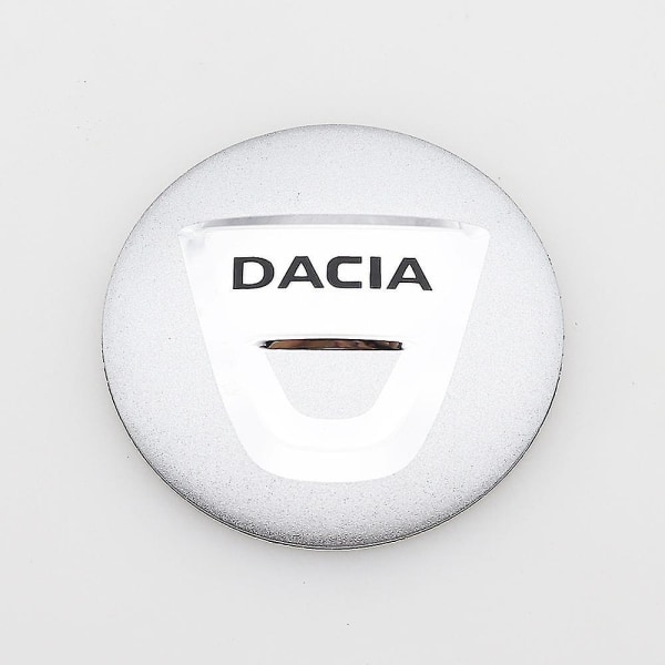 4 stk 56 mm 60 mm Dacia-logo Bilhjul Center Navkapsel Fælg Refit Badge Covers Autodekoration Emblem Sticker Styling Tilbehør