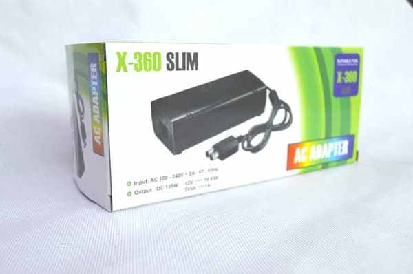 Strømadapter for Xbox 360 Slim, Subway strømadapterkabel for Xbox 360 Slim