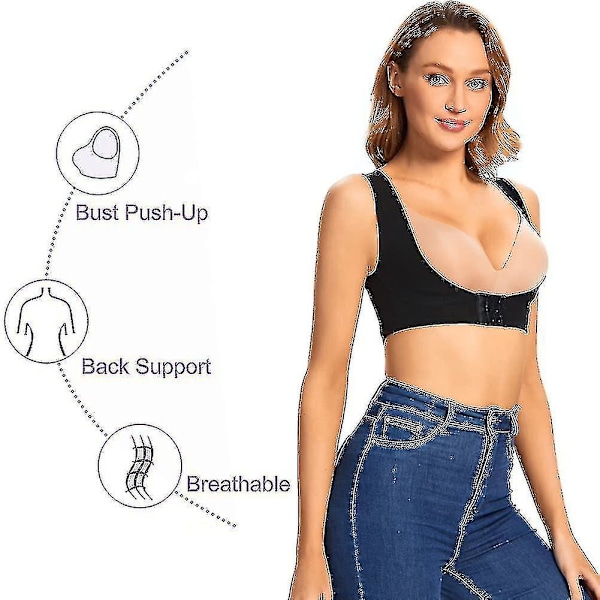 Humpback Posture Corrector Kvinder BH Support Bryst Støtte Op Shapewear Body Shaper Til Hunchback