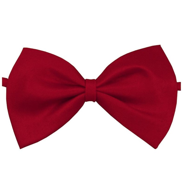 Säädettävä rusetti Fancy Satin Prom Kids Boys Solid Bowtie