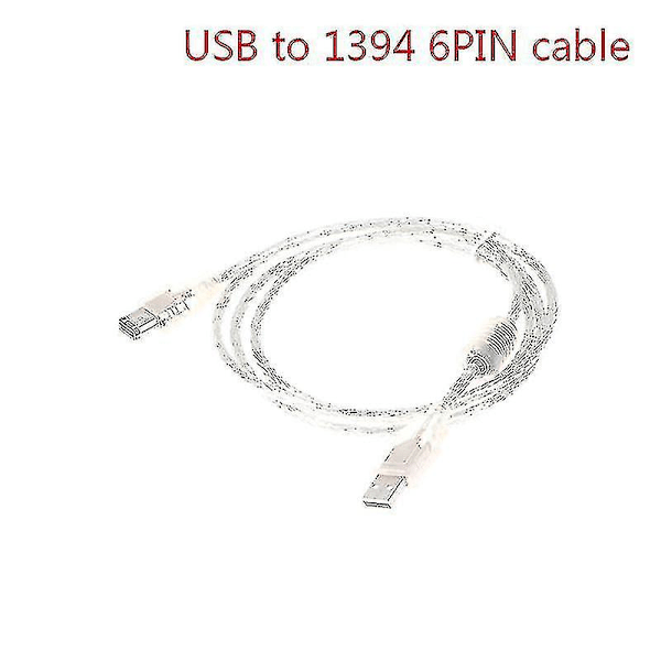 1 X Firewire Ieee 1394 6-bens han til Usb 2.0 han adapter konverter kabel ledning Shytmv
