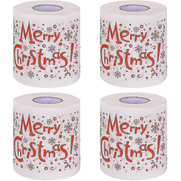 Jultoalettpapper, toalettpapper med jultema, toalettpapper för badrummet, toalettpapper med roliga motiv, toalettpapper med julbrev för jul