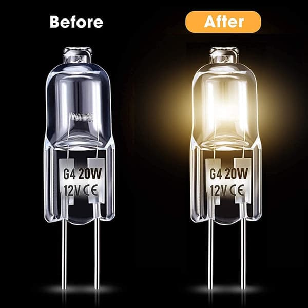 G4 Halogenlampor 20W 12V - Varmvit - 10-pack 20W 20W 10pcs