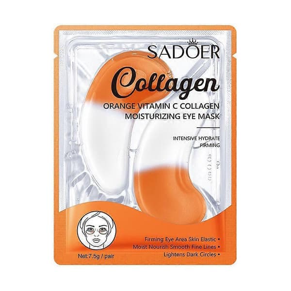 Øyenvippeforlengelse Øyeklistremerker Hydrogel Pads Øyenvippetransplantasjon Y6F7 oranges 1pair