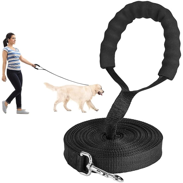 Hundetreningsbånd, langt nylon treningsbånd for camping, hagespill lydighetssporing