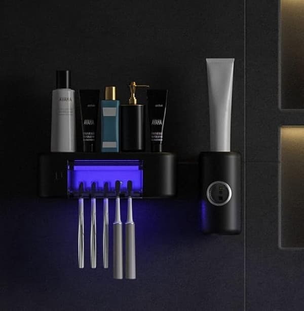 Vægmonteret sensor tandpasta dispenser