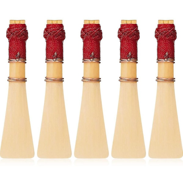 5 Pcs Bassoon Reed With 1 Bassoon Reed Protective Case Bassoon Reed Medium Soft Bassoon Reed Case H as shown