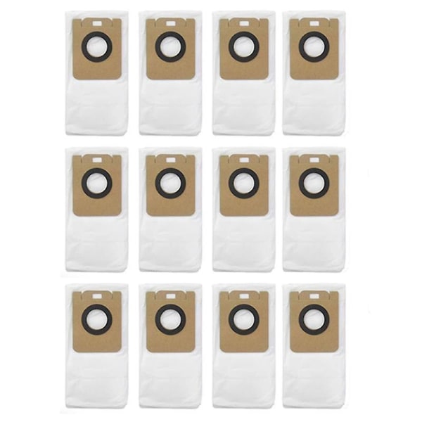 12pcs Dust Bags For Xiaomi Dreame Bot D10 Plus Rls3d Vacuum Cleaner As Shown