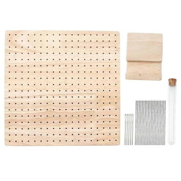 Boutique Wooden Crochet Blocking Board Knitting Blocking Mat With Rod Pins For Knitting Crochet-AM