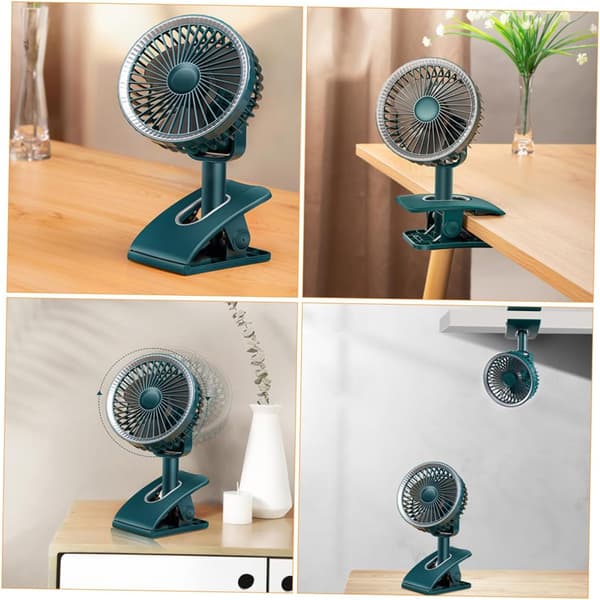 lille bærbar ventilator, lommeventilator, bordventilator, mini elektrisk ventilator genopladelig via USB