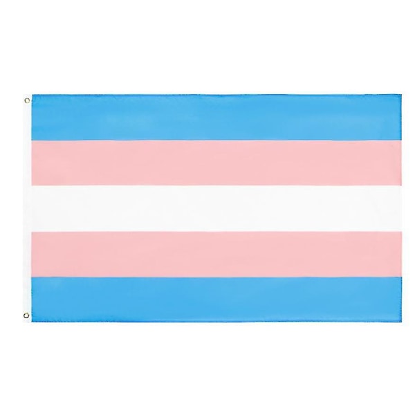 Transgender Pride Flag 3x5 Fts Lgbt Trans Rainbow Banner 60*90cm