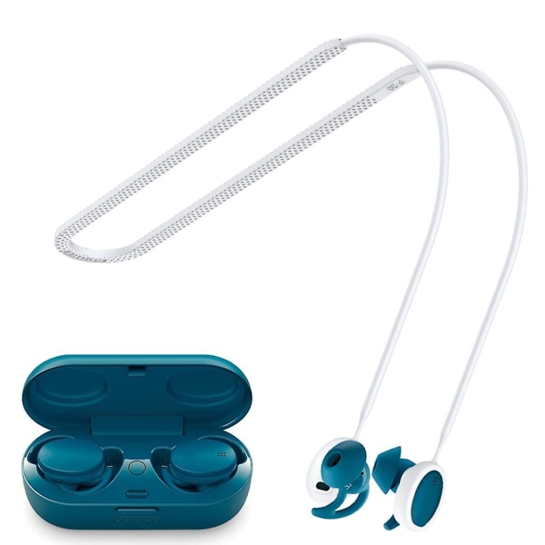 Antikk-tapestropp for Bose-sport Earbuds Hodetelefon Lanyard-hengende nakkesnor Blue