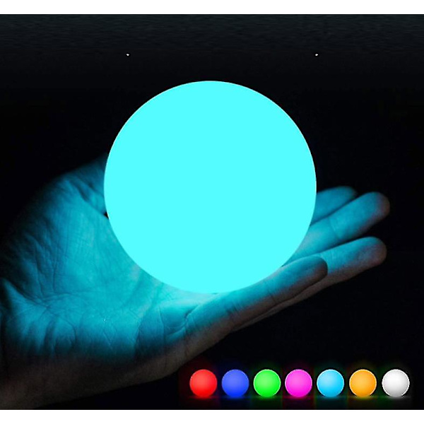 Flytande poolbelysning boll, LED-ljusboll fjärrkontroll, LED-lampor simbassäng present, nattljusboll lampa glödlampor