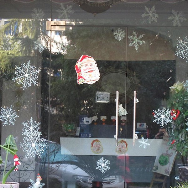 Lumihiutale Joulukuusi Korut Riippuvat Ornament Party Home Decors 3Pcs White Snowflake 30CM