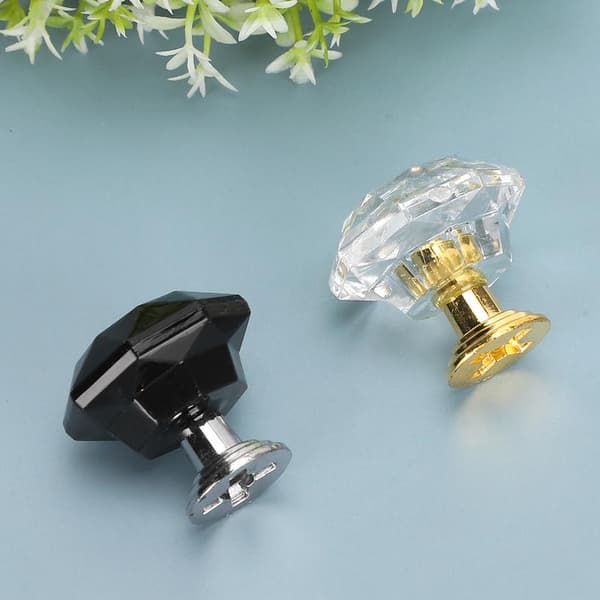 Diamond Shaped Cabinet Door Knobs Cupboard Wardrobe Drawer Pull Handles