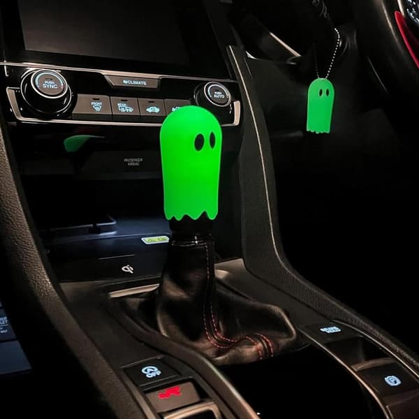 Comfortable Grip Aluminum Gear Shift Knob for Vehicle Interior Customization Projects White 0.14
