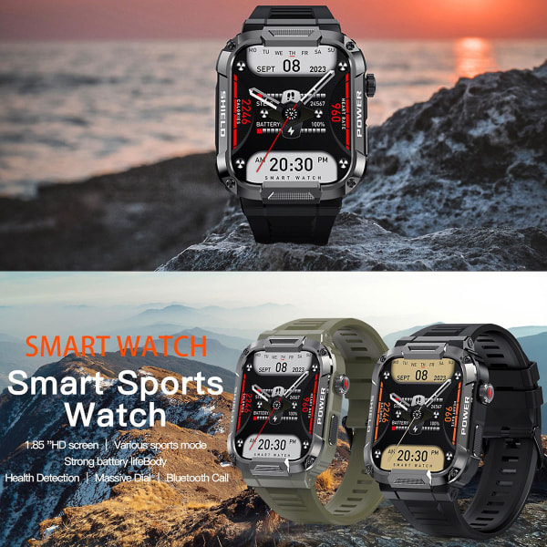 Gard Pro Ultra Smart Watch, kestävä fitness , vedenpitävä , pölytiivis Green