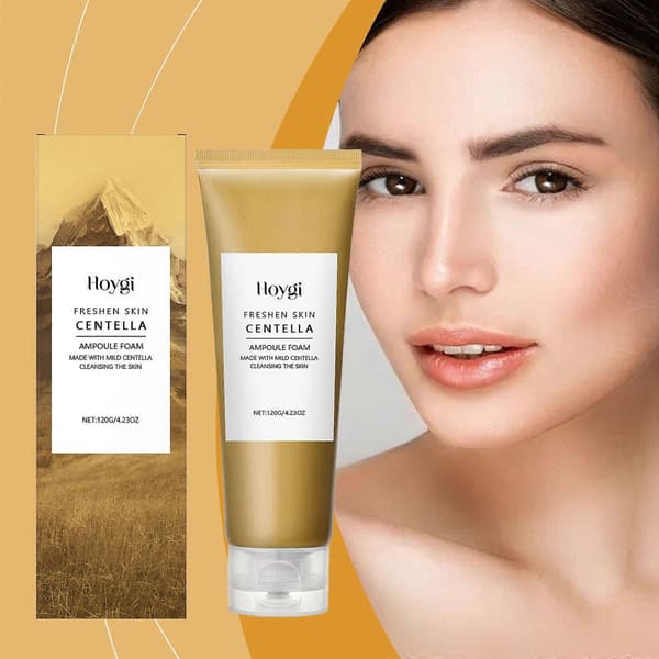 Centella ansiktsrens, Centella Poremizing Deep Cleansing Foam, sensitiv ansiktsrens for sensitiv og akneutsatt hud 1PC