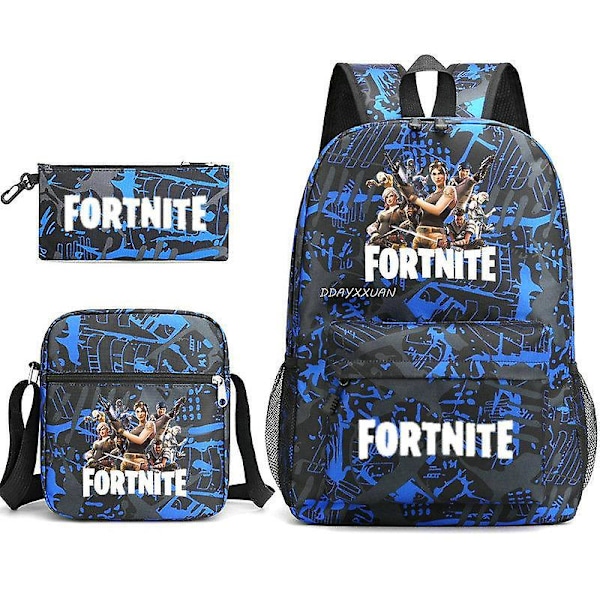 Fashion Backpack Students School Bags Fortnites Girls Boys Children's Schoolbag Mochilas Teenage Fortnites Print Bookbag light brown