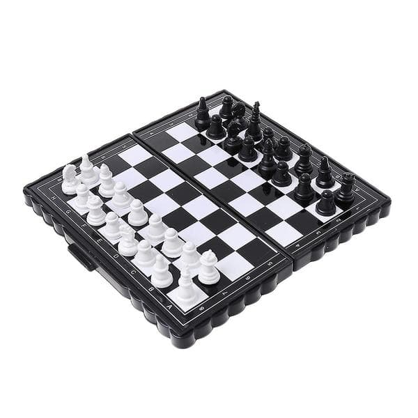 Magnetisk internasjonal sjakk plast sammenleggbart sjakkbrettspill