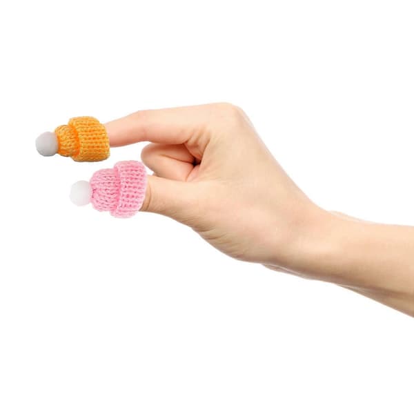 Små hatte Mini dukkehatte til gør-det-selv håndværksdekoration 50 stk. assorterede farver
