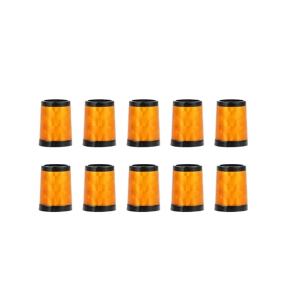 10st spetsstorlek 0,370 Golfhylsor 9,4x18x13,5mm Golfhylsa för golfjärn Klubbskaft Tillbehör Orange Orange