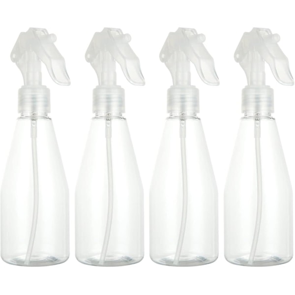 4pcs Transparent Empty Spray Bottle 200ml - Water Spray Bottle For Beauty