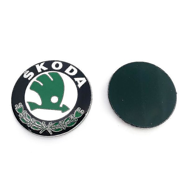 Auton Embleemi 2kpl Skoda Malleille 90mm 80mm Embleemi Konepelti Ja Tavaratila Konepelti (hs)