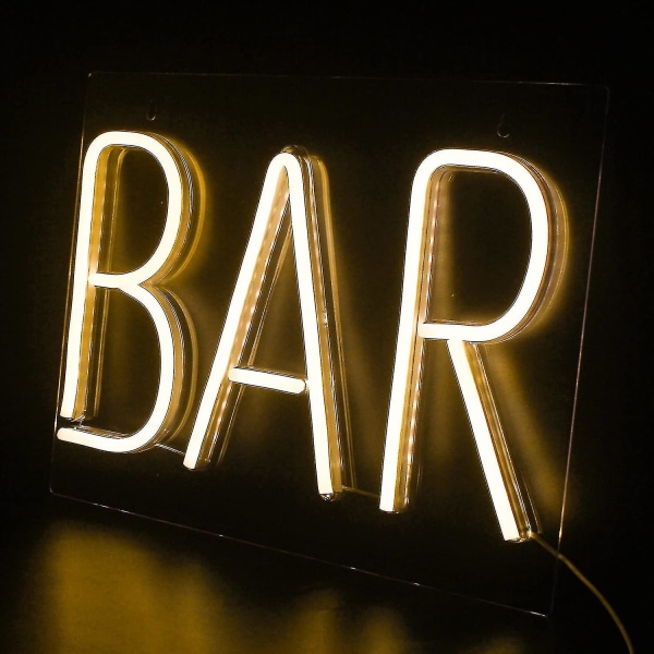 Neonljusskylt med LED-ljus, stor neonbokstavslampa, USB-nattlampa för bar, hotell, inomhusspelrum, cocktail, öl, bröllopsfest