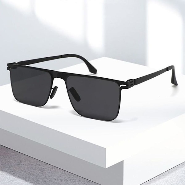 Solglasögon för kvinnor med UV-skydd, anti-sjövatten UV-skydd solglasögon för racing, skidåkning, klättring, vandring Black Frame Grey
