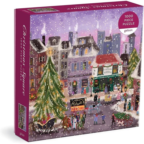 Galison Christmas Square, Joy Laforme Jigsaw Puzzle (1000 bitar) 1000 Pieces