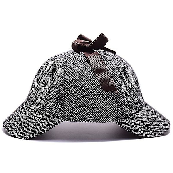 1 st Sherlock Holmes Detektiv Basker Mössa Unisex Cosplay Tillbehör