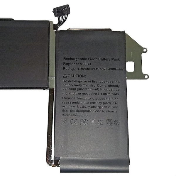 Kompatibel med Apple Macbookair 13-tums A2337 A2179 20 Years M1 Series A2389 Laptop Batteri