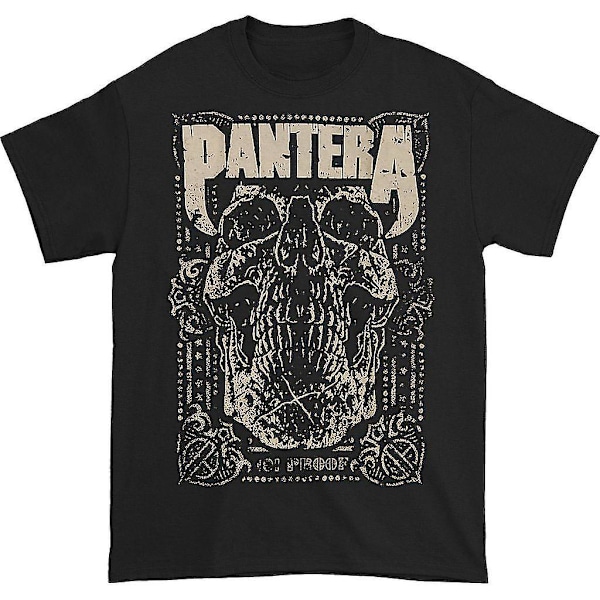 Pantera 101 Proof Skull T-shirt S