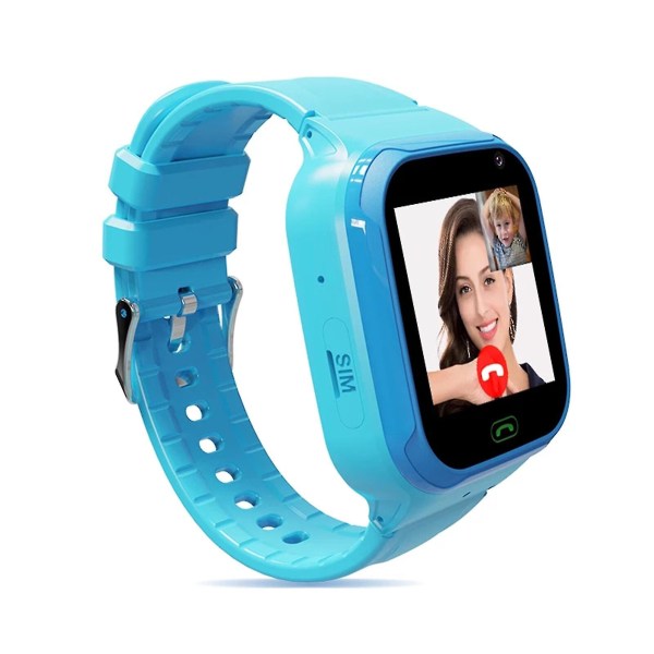 Gps Kids Smart Watch Wifi 4g Device Pedometer Positioning Ip67 Lt36 Easily Connect Android And Ios Phones Security Band - Jxlgv Blue