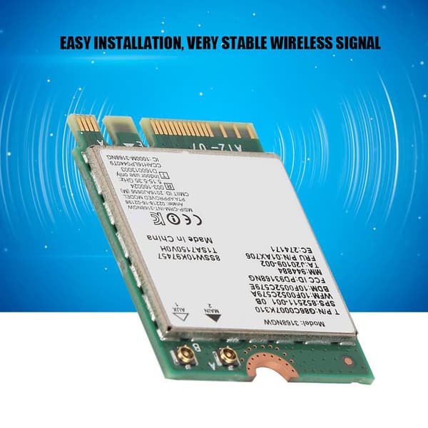 Internet 3168NGW Wireless-AC Dual Band Wifi Network Card with Bluetooth 4.2